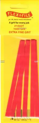FLX1000T Flex-I-File Extra Fine Grit (#1000) Refills