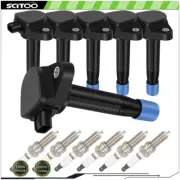 For Honda Accord Crosstour Odyssey Acura TL TSX RL Ignition Coils & Spark Plugs (for: Honda)