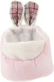 Hohopeti Warm Chinchilla Nest for Hamsters and Guinea Pigs Bed for Small Animals for Cold Days Cute Stylish Design for Pet Cages
