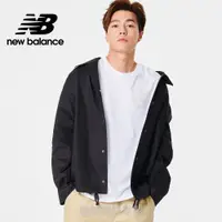 在飛比找蝦皮商城優惠-【New Balance】 NB 襯衫式外套_男性_黑色_A