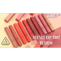 在飛比找蝦皮購物優惠-3ce Velvet Lip Tint Lipstick 持