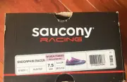 Saucony Endorphin Running Shoes, , Women's 7.5 Purple Tea New In Box