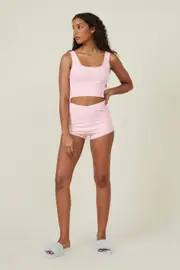 [Body] Body - Rib Lace Short - Blushing bride 2XL BLUSHING BRIDE