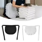 1Pcs Black White Cooking Aprons Waitress Maid Style Half Apron Kitchen Party