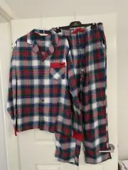 Peter Alexander Mens Flanelette Pyjama Set Tartan Medium
