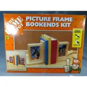 2000 HOME DEPOT PICTURE FRAME BOOKENDS Kit NOS Unfin Wood, Instructions 9753