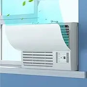 Lihonk Window Air Conditioners Deflector Universal - Room air Conditioning Vent Deflector - Prevent Direct Blowing of Cold Air - air Deflector for Window ac Unit [20.87"X7.87"] Croppable