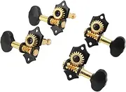 NSXAYIWE Ukulele Tuning Pegs Metal 2 Left 2 Right Guitar Tuning Knobs for Bass Excellent Replacement Easy to Use Adjustable Machine Head Tuners