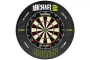 Winmau Blade 6 DUAL CORE Dart Board + MVG Retro Dartboard Surround