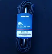 Shure C50J 50-Feet Hi-Flex Chrome XLR Cable Connectors