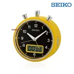 【SEIKO CLOCK】日本 精工 SEIKO 倒數計時 夜光 靜音 時鐘 鬧鐘 QHE114Y QHE114 黑面