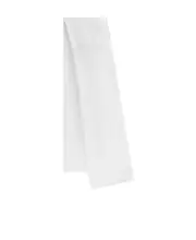 Logo tassel scarf One size White