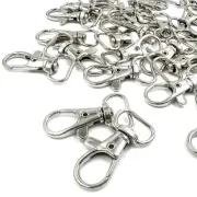 20Pcs 360° Metal Swivel Trigger Snap Hooks Lobster Claw Clasps, Wide 1/2 Inch...