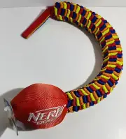 Nerf Dog Vortex Chain Tug Squeak Multicolor NEW!!! By￼