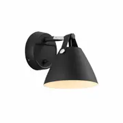 Strap Bedside Reading Light Black Metal - 84291003