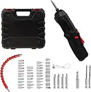 Screwdriver Electric | Small Screwdriver with Led Light - Rotating Powerful Electronic Drill Kit for Household & Professional Use, Repairs, Projects