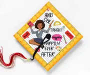 Nevertheless She Persisted, Graduation Cap, Topper Decoration, Graduation Gift