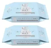 Napier Oshiri Celebrity WET Refill 60 Sheets Flushable in the Toilet Set Ta 578