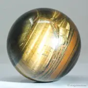 732g79mm Yellow Tiger Eye Sphere Large Crystal Ball Natural Quartz Healing Stone