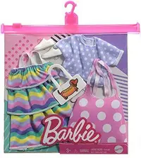 在飛比找Yahoo!奇摩拍賣優惠-Ken & Barbie #GRC87 _ 芭比娃娃衣服配件