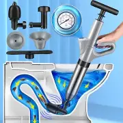 High Pressure Stainless Steel Drain Blaster Clog Remover for Sink Toilet Shower