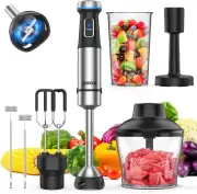 Batidora De Cocina De Inmersion De Mano Electrica 6 en 1 Uso Comercial Hogar NEW