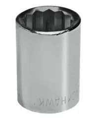 Blackhawk by Proto GW-1707, Fractional Standard Length Drive Socket, 12 Point So