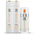 GK HAIR Moisturizing Shampoo and Conditioner 1000ml and Leave in Spray 120ml