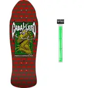 Powell Peralta Skateboard Deck Caballero Street Red/Brown Old School + rails