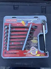 Sears Craftsman USA Nos 8pc CrossForce Combination Wrench Set 46521
