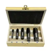 5 Pc NPT Pipe Tap Set Size 1/8'', 1/4'', 3/8'', 1/2'', 3/4'' NPT Threader Set
