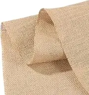 Natural Hessian Fabric Extra Wide 63 160cm Width, Jute Burlap Cloth for Upholstery Craft Table Runners Garden Weddings Dcor [Sample 20x20cm]
