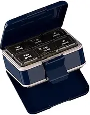 Multifunctional Pill Splitter Slicer Case - Food Grade Portable Pill Dispenser,Weekly Pill Box Pill Organizer Separate Compartments for Family Friends Colleagues