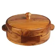 Teak Wood Chapati Box-1 pc