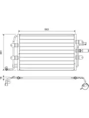 Valeo Air Conditioning Condenser fits Volkswagen Beetle 2.0 1Y7 (817427) (for: Volkswagen)