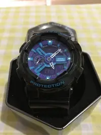 在飛比找Yahoo!奇摩拍賣優惠-☆ CASIO G-SHOCK GA-110HC黑色（藍紫）