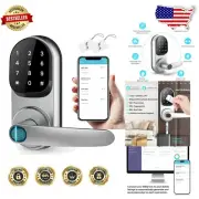 Fingerprint & Keypad Smart Lock - Remote Access in Stylish Stainless Steel