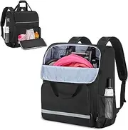 GRAOSO Stroller Backpack Compatible with BABYZEN YOYO2, Baby Stroller Travel Bag Compatible with YOYO, with Multiple Pockets for Baby Essentials, 3 Carrying Ways Perfect for Airport Gate Check, Black