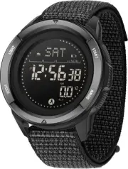 Men's Digital Watch Pedometer Step Counter Watches Military Compass Waterproo...
