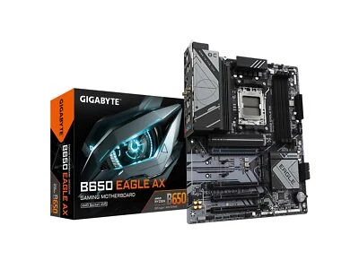 GIGABYTE B650 Eagle AX AM5 LGA 1718 AMD B650 ATX, DDR5 Triple M.2, PCIe 5.0, ...