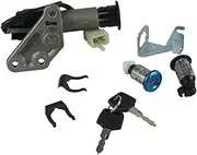 Ignition Switch Ignition Switch Lock Key Set for 150 R5R9 Electric Door Lock Full Car Set Lock Switch Faucet Motorcycle Accessories Motorcycle Ignition Switch Lock