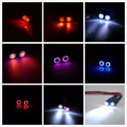 10mm 2Leds Angel & Demon Eyes LED Headlight Back Light for 1/10 RC Cars Crawlers