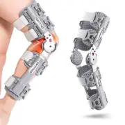 Hinged ROM Knee Brace Ortho Stabilizer Post Surgery ACL MCL PCL Support Adjustab