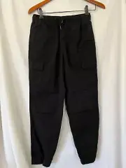 Wonder Nation Boys Pull on Outdoor Black Cargo Jogger Pants Pockets Many sizes