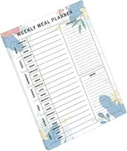 60 Sheets Weekly Meal Planner, A5 Daily Meal Planner, Healthy Diet Tracking Notebook, Tear Off Meal Planning for Men Women, Meal Planning Organizer for Busy People, Weekly Food Planner for Healthy