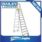 Bailey Platform Ladder Job Station 3.5m P170 Aluminium 12 Platform FS13545