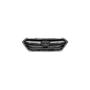 New Grille For 2018-19 Subaru Outback Painted Black Shell Insert Silver Molding (for: Subaru)