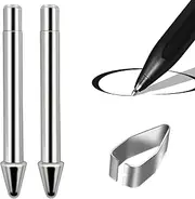 No Wear Out Titanium Alloy Pen Tips fits for Surface Pen, Refill Replacement Nibs fits for Microsoft Surface Pro 7 6 5 4 Series (Model 1776)， for Surface Laptop Stylus Pen (2 Pcs)