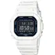 【CASIO 卡西歐】G-SHOCK 穿越時空 白色經典方型 DW-B5600SF-7_42.8mm