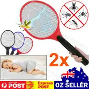 2pcs Fly Swatter Mosquito Bug Insect Kill Zapper Racket Randomly Colour VIC